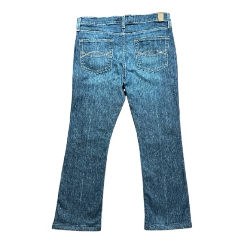 Abercrombie & Fitch Stylish Blue Boot Cut Jeans for Women size 8S - Picture 2 of 11